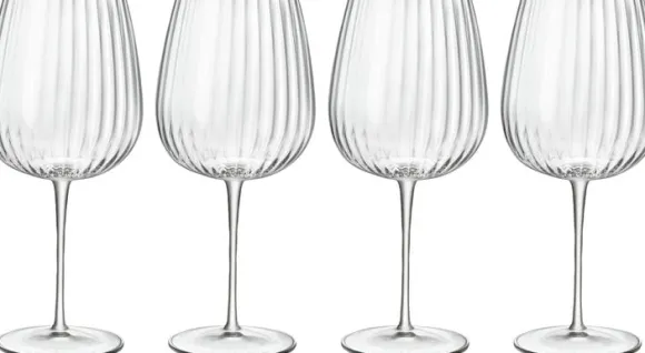 Gin & tonic glass burgundy Optica 75 cl 4 stk.