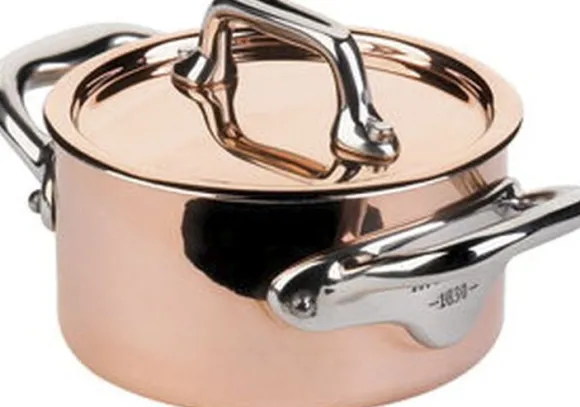 Gryta med lock mini 30 cl Koppar/Stål