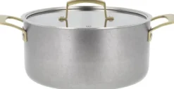 "Gryte med lokk Durance 5 liter 24 cm Rustfritt stÃ¥l"
