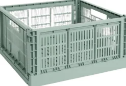HAY Colour Crate-Large Square-Sage green