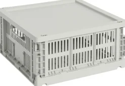 HAY Colour Crate Lid Plastic-Medium Square / Cube-Grey