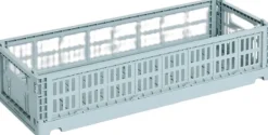HAY Colour Crate Mini-Oblong-Dusty blue