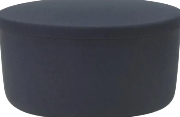 Hide Storage Pouf Large