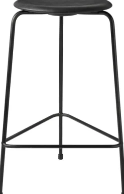 HIGH DOT skammel Cowboy Black / Black mat lacquered base