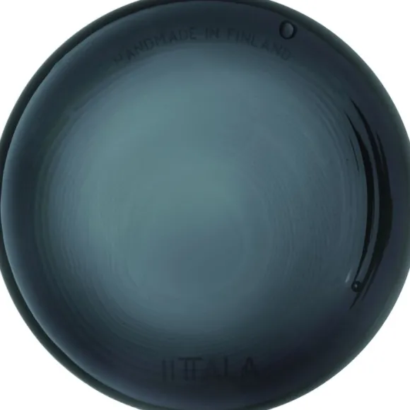 Iittala glasplade 9cm stålgrå