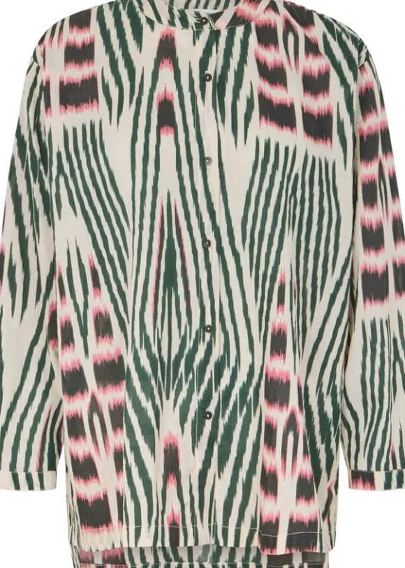 Ikat voile shirt - Sibyl