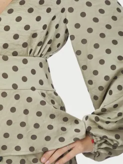 Jellima Dotted Blouse