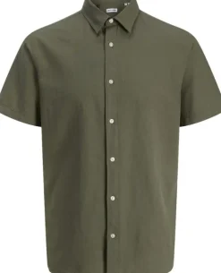JJEBREEZE LINEN BLEND SHIRT S/S SN