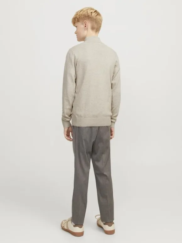 JJEEMIL KNIT HALF ZIP NOOS JNR
