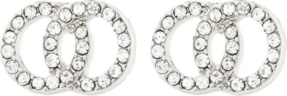 JOLINA earrings silver-plated/multi colour