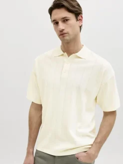 JREBBEAM KNIT POLO SS