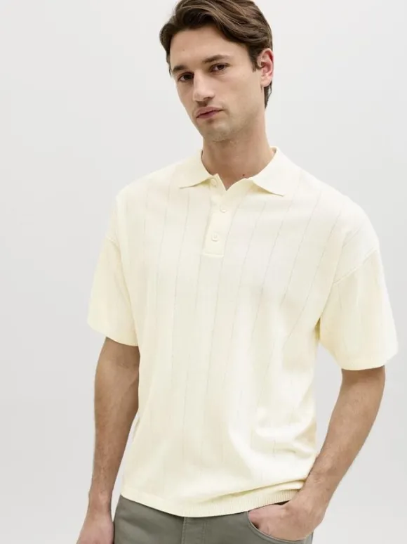 JREBBEAM KNIT POLO SS