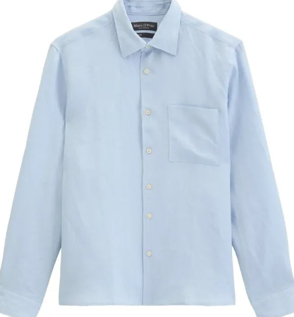 Kent collar, long sleeves, one rect