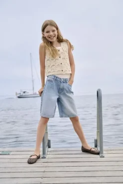 KOGSONNY HW WIDE RHINST DNM SHORTS