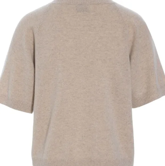 Kumo cashmere kortærmet bluse