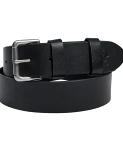 Leather Roller-Buckle Belt