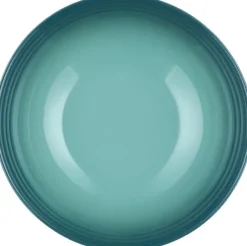 Le Creuset Signature stentøj dyb tallerken 16cm Bleu Riviera
