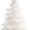 LED candle christmas tree, Nordic white, Smooth, 9x12 cm (2/12)