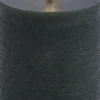 LED pillar candle, Pine green, Rustic, 7,8 x 10,1 cm (4/24)