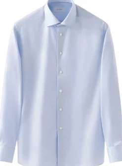 Light Blue Signature Twill Shirt - Contemporary Fit