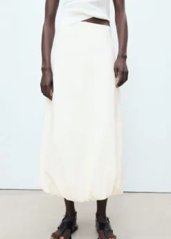 Long balloon skirt