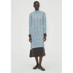 Long Sleeve Midi Dress, 2263 Dry Viscose