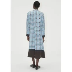 Long Sleeve Midi Dress, 2263 Dry Viscose