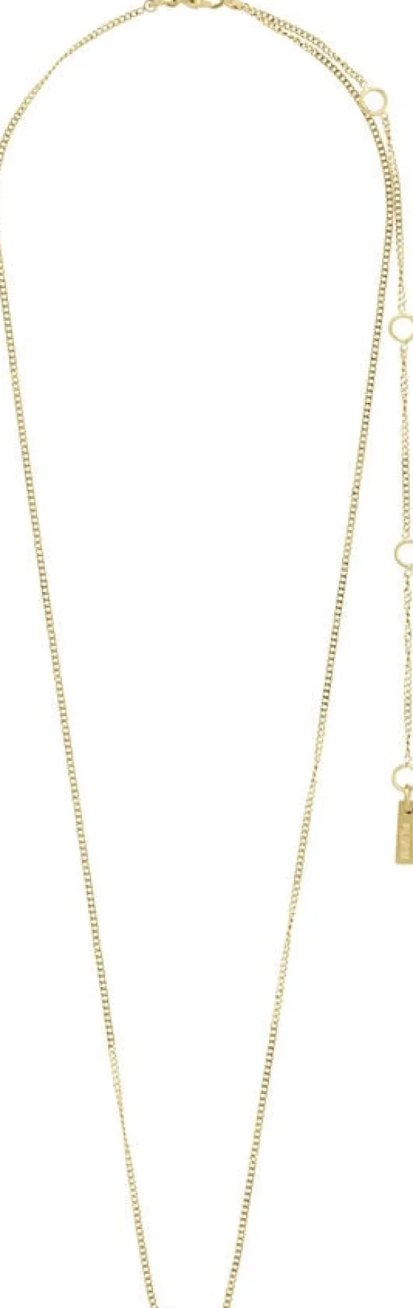 LUCK recycled necklace gold-plated
