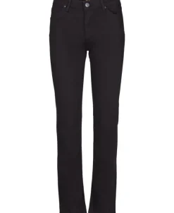 Marion straight black rinse jeans