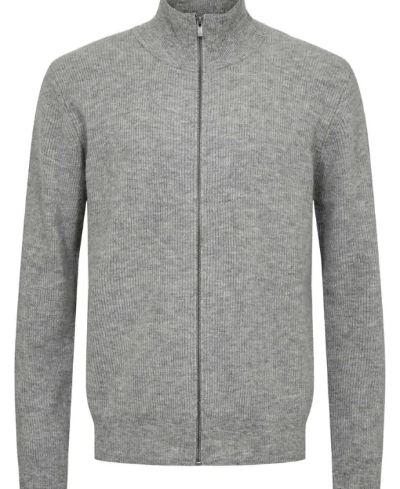 Maryn 4 Cardigan m. lynlås - 100% lammeuld RWS