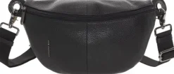 MELLOW LEATHER BUM BAG / NERO