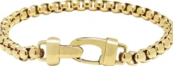 5mm Gold Box Chain Classic Bracelet