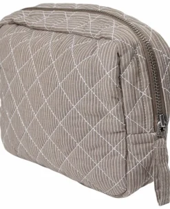 Moira 3 makeup bag Fossil Stripe XS