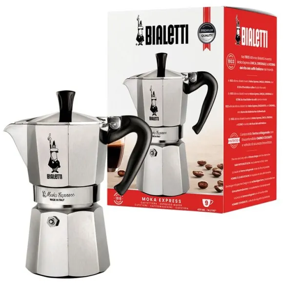 Moka Express 9 koppar mokabryggare