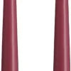 Moods & More - LED taper candle, Silk, Slim, Vintage rose, 2-pack, 23x