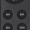 Moods & More - Remote Control, Oval, Black, 40x100x13 mm