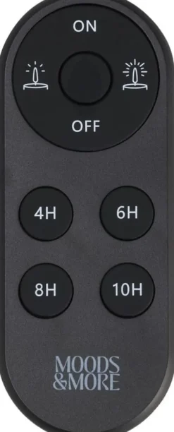 Moods & More - Remote Control, Oval, Black, 40x100x13 mm