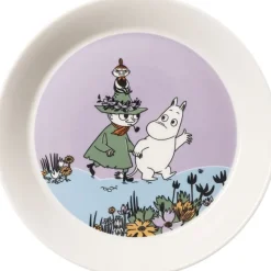Moomin Arabia Arabia 19cm tallerken Venner For Evigt 80