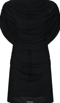 Mottuna Drapy Mesh Dress