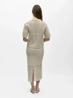 OBJMASI S/S RE KNIT PULLOVER 144