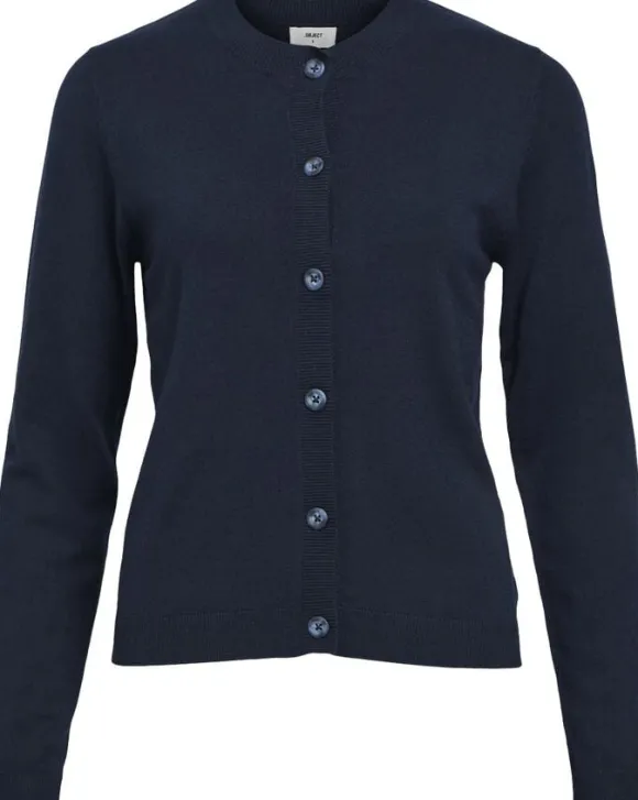 OBJTHESS L/S SHORT CARDIGAN NOOS