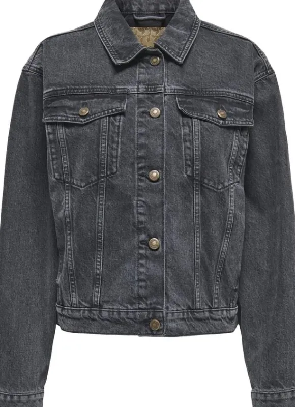 ONLHARPER LS BOXY DNM JKT SIK
