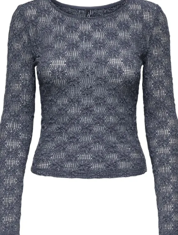 ONLLOLA L/S O-NECK LACE TOP JRS