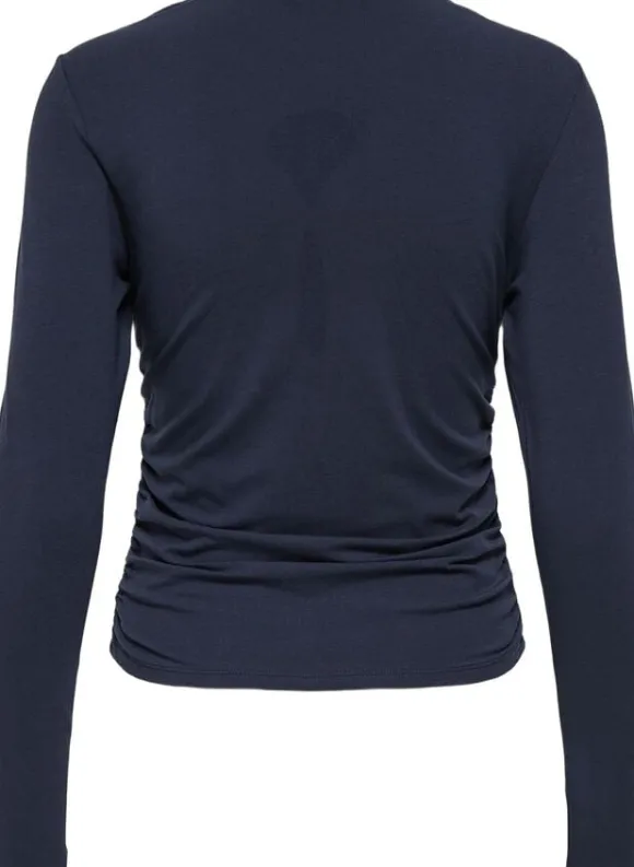 ONLMIRA LIFE L/S RUCHING TOP JRS NO