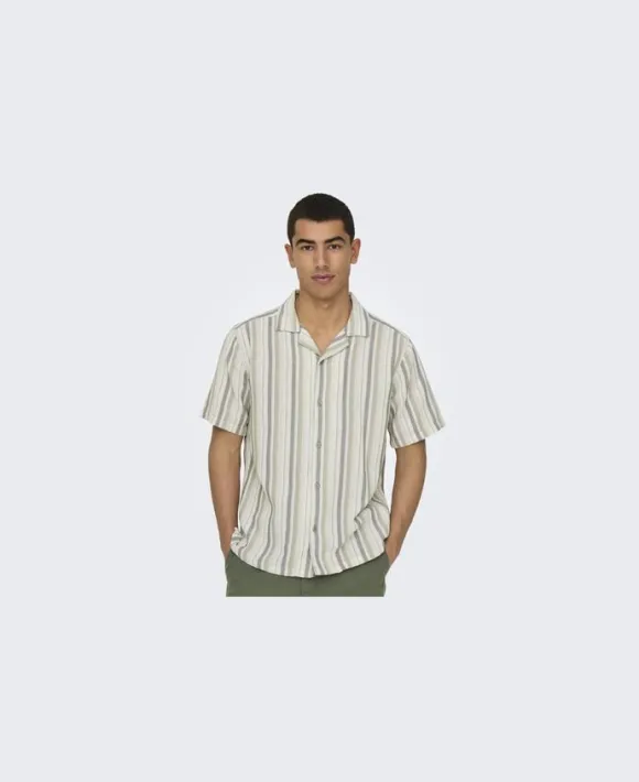 ONSTREV LIFE REG STRIPE SS SHIRT NO