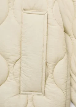 Oversize quilted down anorak