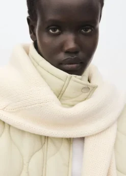 Oversize quilted down anorak