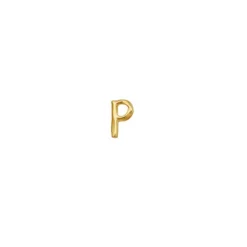 P Alphabet Single Earring