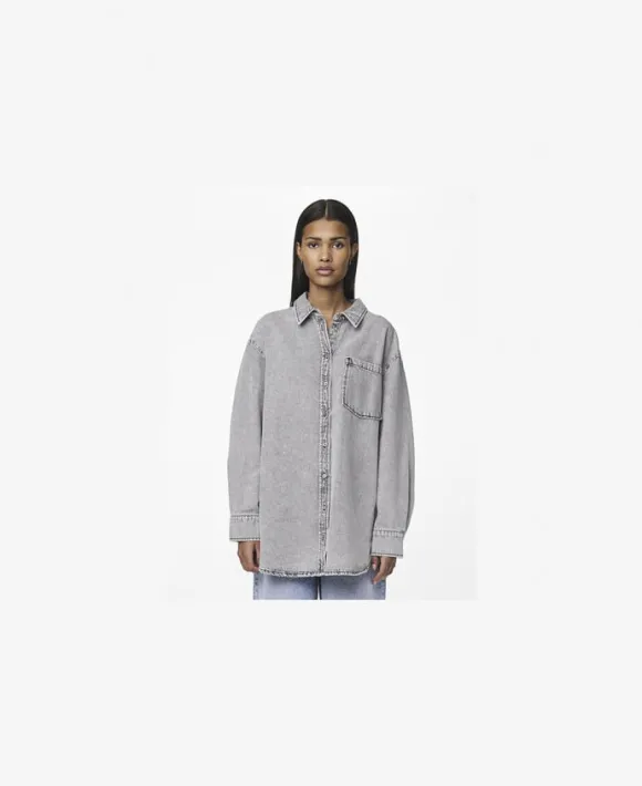 PCMAISIE LS DENIM SHIRT NOOS BC