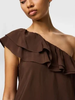 PCPENELOPE ONE-SHOULDER DRESS WVN